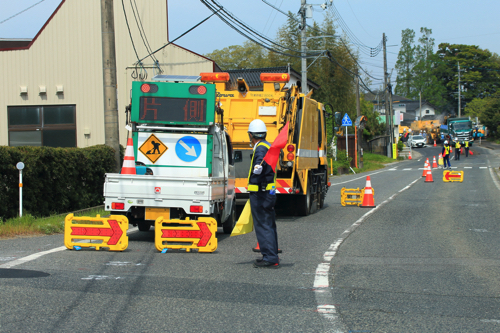 浜松市の道路交通誘導を行いました